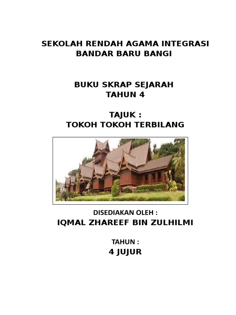 Buku Skrap Sejarah Darjah 4