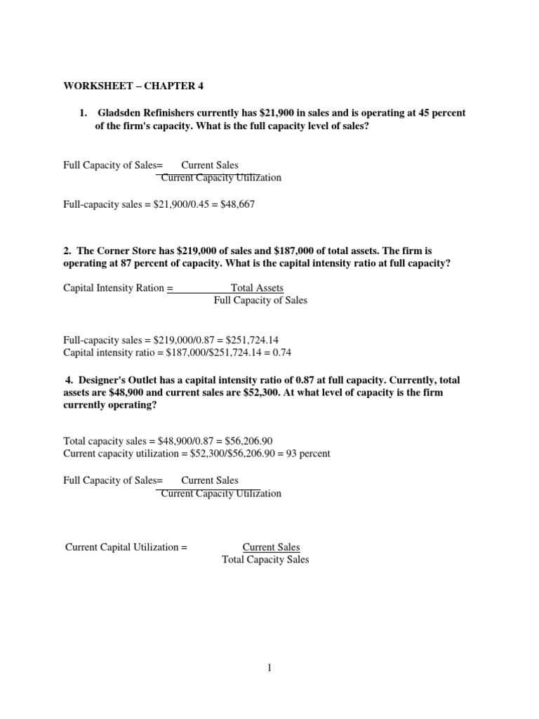 Worksheet Business Finance Return On Equity Dividend