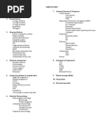 Obgyn Mnemonics | PDF | Childbirth | Miscarriage