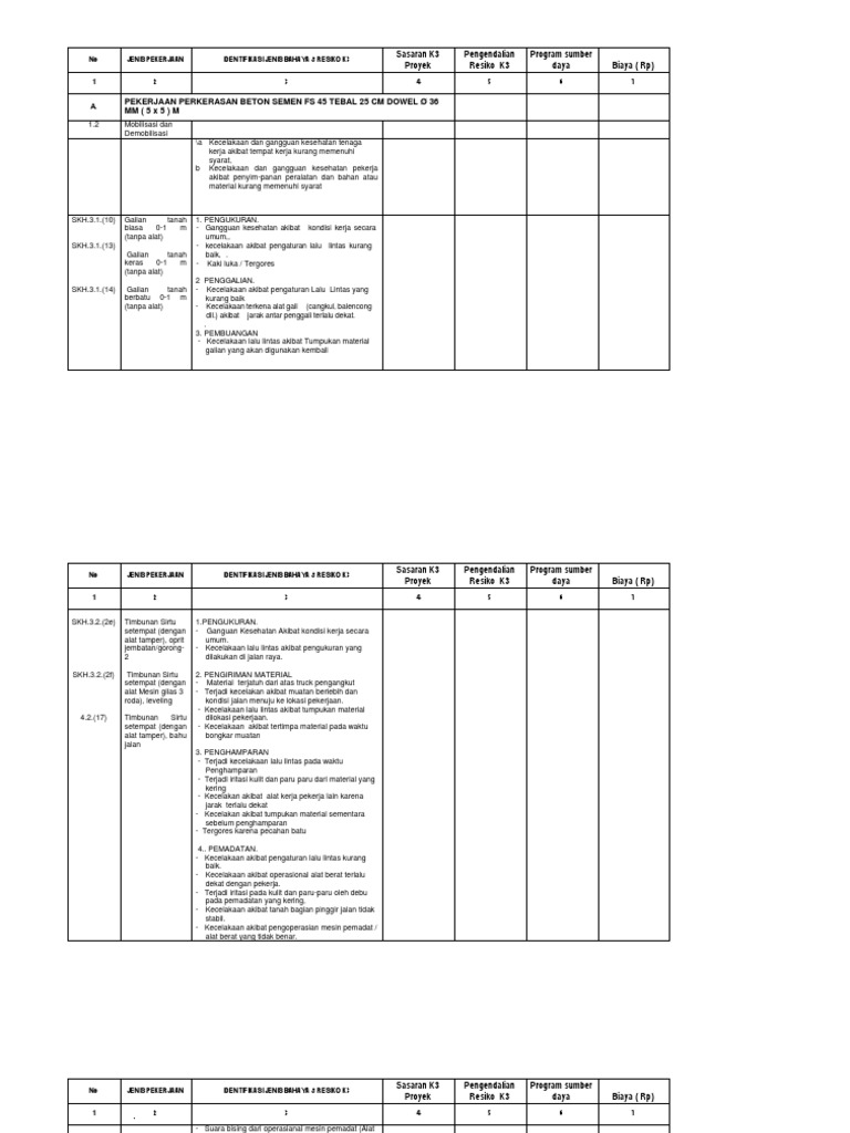 Bentuk Format RK3 2 | PDF