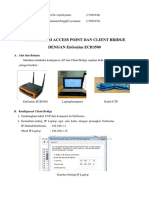 Konfigurasi AP Dan Client Bridge