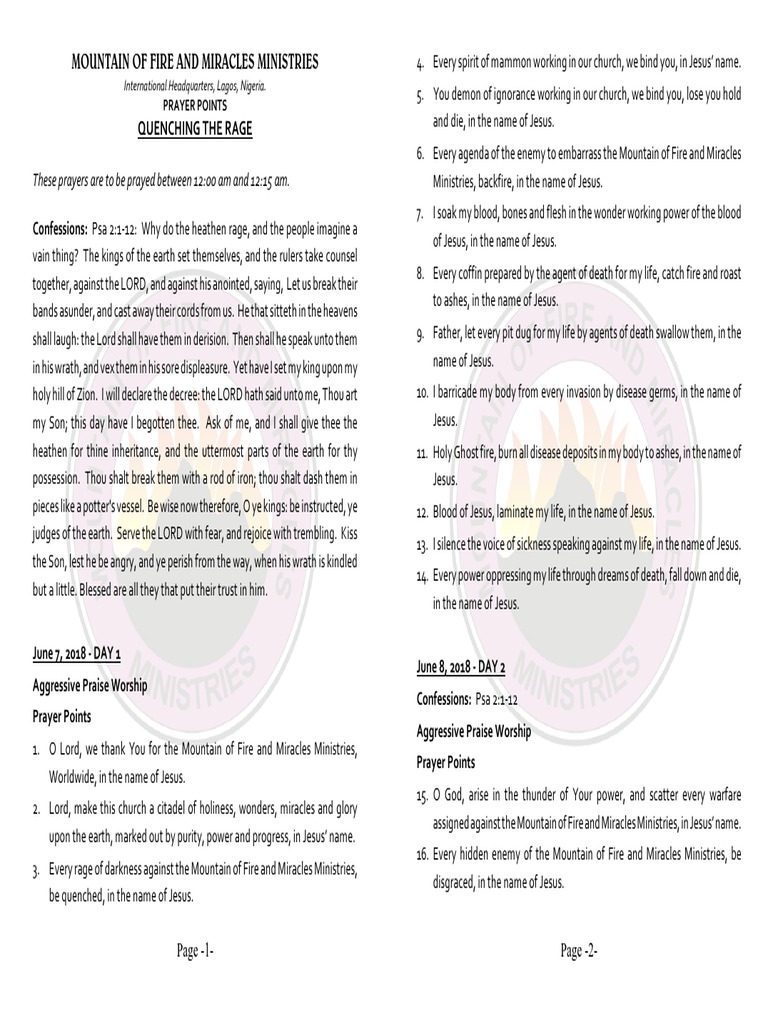 Quenching The Rage Prayers Part 2 Confession Religion Jesus