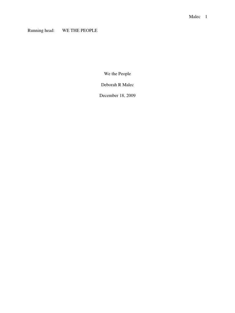 We The People | PDF | Allen Ginsberg | Racism