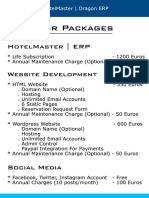 HotelMaster - Dragon ERP (Packages)