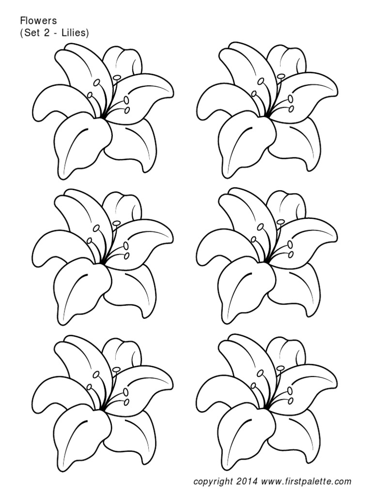Flowers Set2 Lilies | PDF
