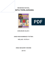 RESESI NOVEL PINTU TERLARANG