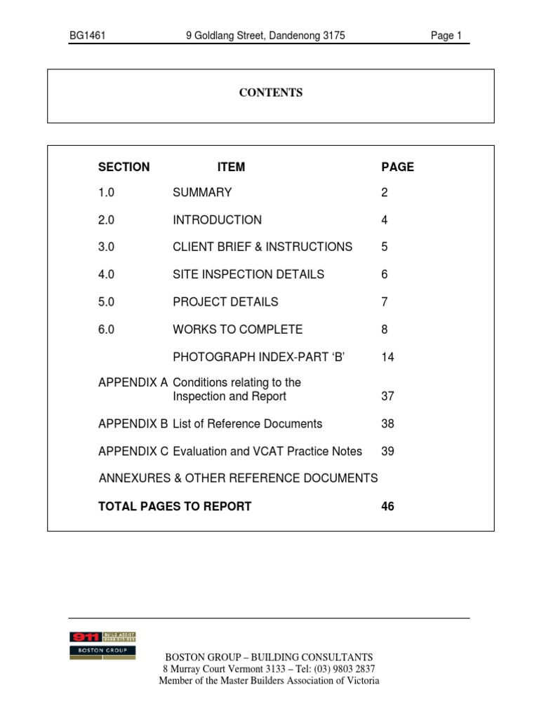 PART a-BG1461 Defect Report | PDF | Expert | Architect