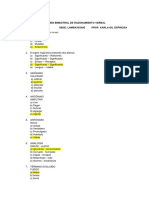 Examen Bimestral de Razonamiento Verbal Primero