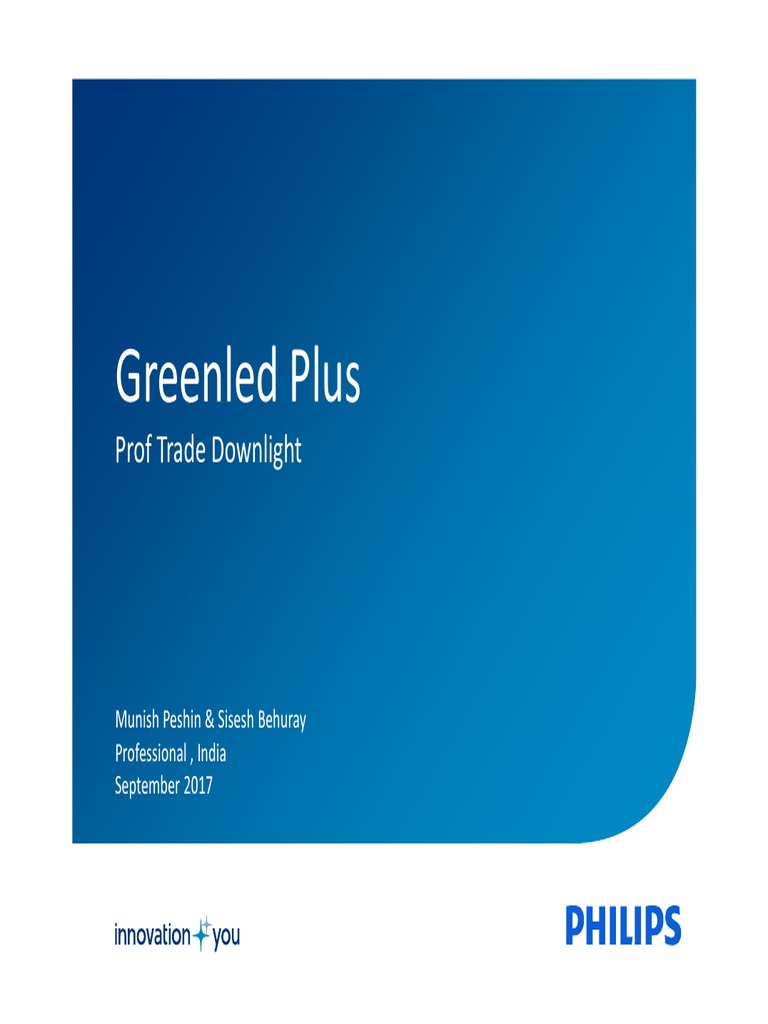 Greenled Plus LED Downlight Overview | PDF | Light Emitting Diode ...