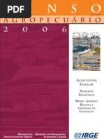 Censo Agropecuário 2006 (Agricultura Familiar)