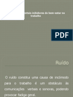 Factores Ambientais Inibidores Do Bem-Estar No Trabalho