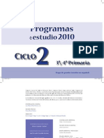 PROGRAMAS ESTUDIO CICLO 2