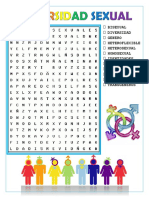 Sopa de Letras Diversidad Sexual