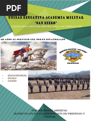 Unidad Educativa Academia Militar San Diego Fundada Por El