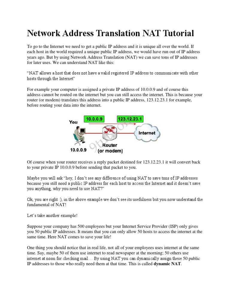 Content to image for Panduan Lengkap Memahami Network Address Translation (NAT)