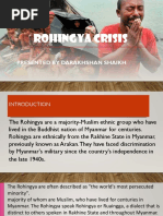 Rohingya Crisis: Presented by Darakhshan Shaikh