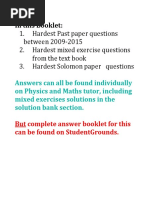 Edexcel C1 Hardest Questions