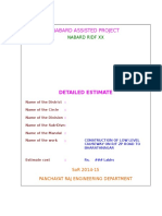 Bridges Model Estimate With Lead Chart and Data With Sor 2014 15