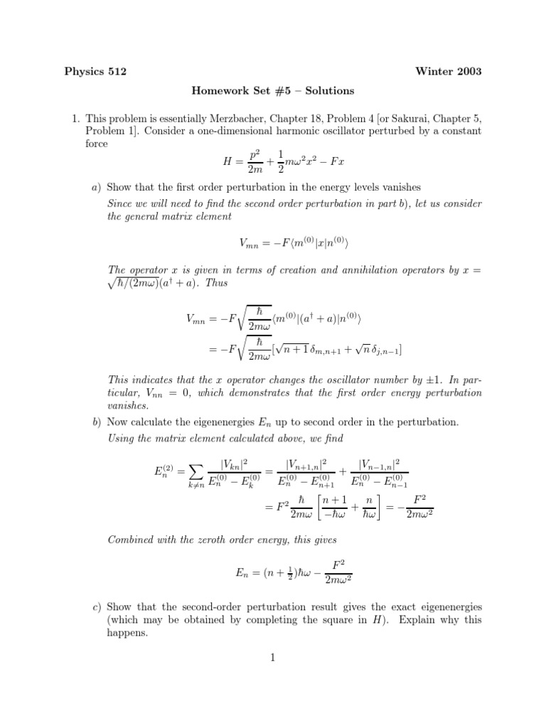 Mit quantum mechanics assignment solutions image