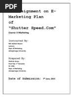 An Assignment On E-Marketing Plan of