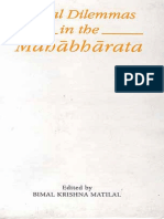 Matilal, Bimal Krishna (Ed.) - Moral Dilemmas in The Mahābhārata-Indian Institute of Advanced Study (1989)