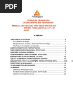 Manual de Estágio Curricular Dos Anos Iniciais Do Ensino Fundamental I (1º e 2º Anos) 2018.01
