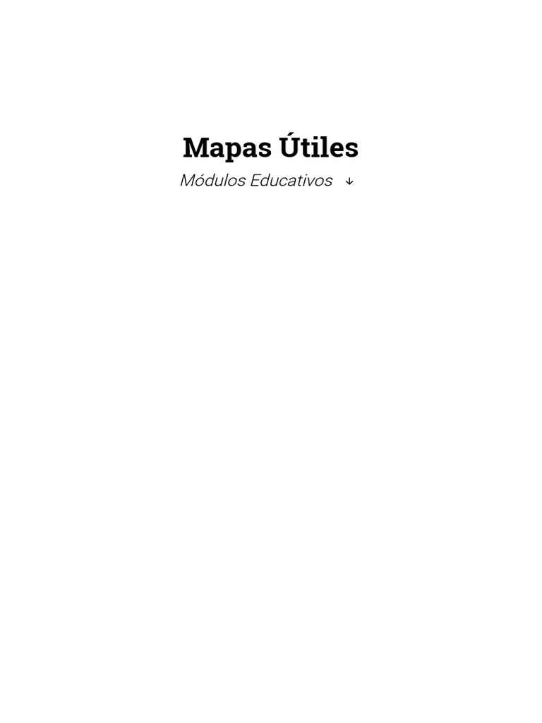 Mapa del Módulo Educativo San Silvestre | PDF