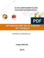 Optimizacion Trabajo - U2 PDF