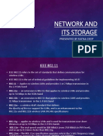 Network and Its Storage: Presented by Ratna Deep