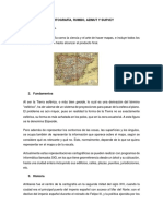 Cartografia, Rumbo, Azimut y Surveys