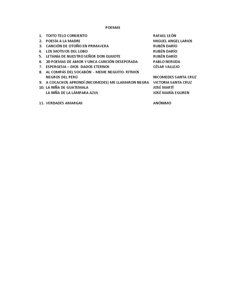 Declamacion Coral