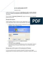 Cómo Recuperar Tu Contraseña de XP