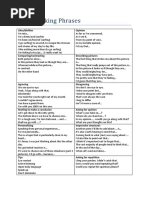 CAE Speaking Phrases: Likes/dislikes Opinion