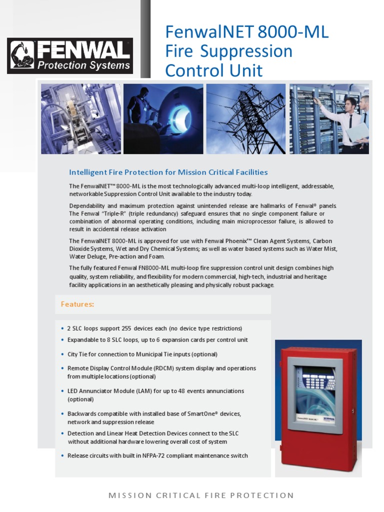 Fenwal FN8000 Sell Sheet | PDF | Node (Networking) | Computer Engineering