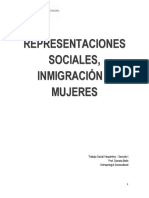 Representaciones Sociales, Inmigración y Mujeres