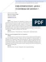 Article La Recherche Intervention en Contrôle de Gestion PDF