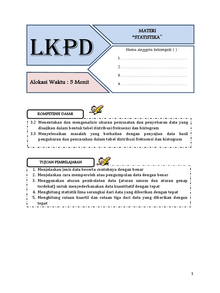 LKPD Statistika | PDF
