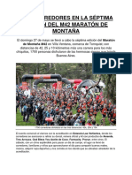 1700 Corredores en La Séptima Edición Del M42 Maratón de Montaña