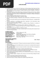 QA - Sample Resume - CV