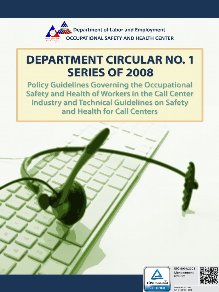 Call Center Health and Safety Guidelines | PDF | Shift Work ...