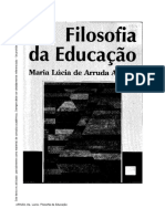 Filosofia Da Educação - Maria Lúcia Aranha PDF