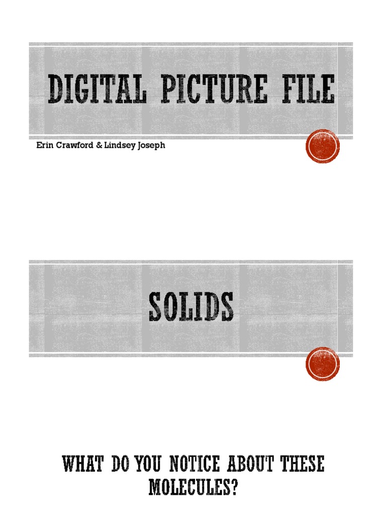 Digitial Picture File | PDF
