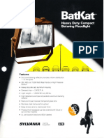 Sylvania BatKat HID Floodlight Series Spec Sheet 2-83