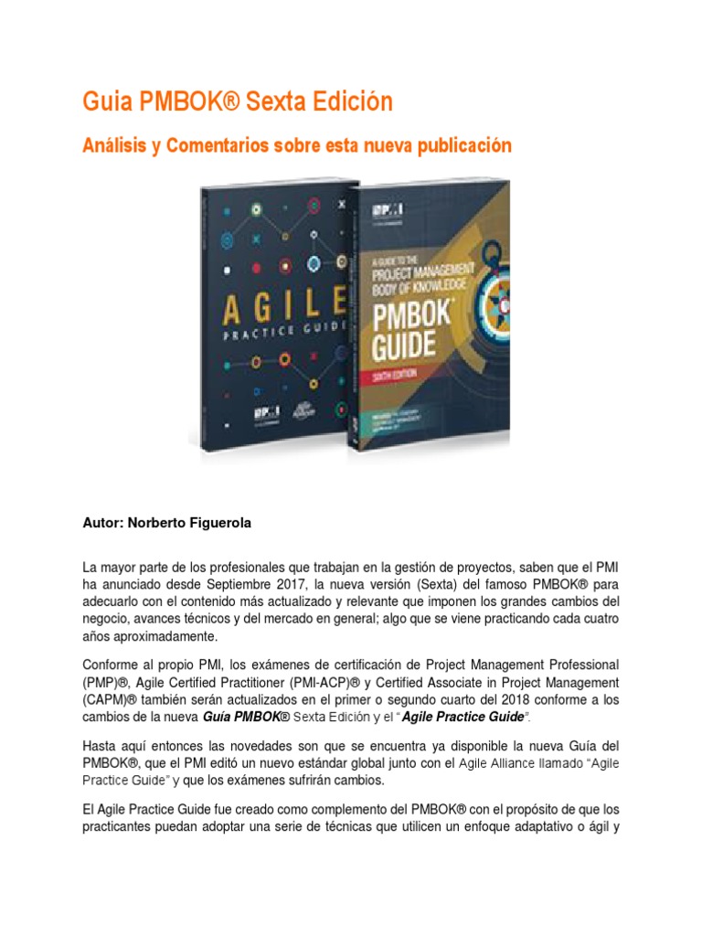 Pmbok 6th Edicion1 PDF | PDF | Gestión de proyectos | Business