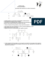 Árboles genealógicos de hemofilia y grupos sanguíneos