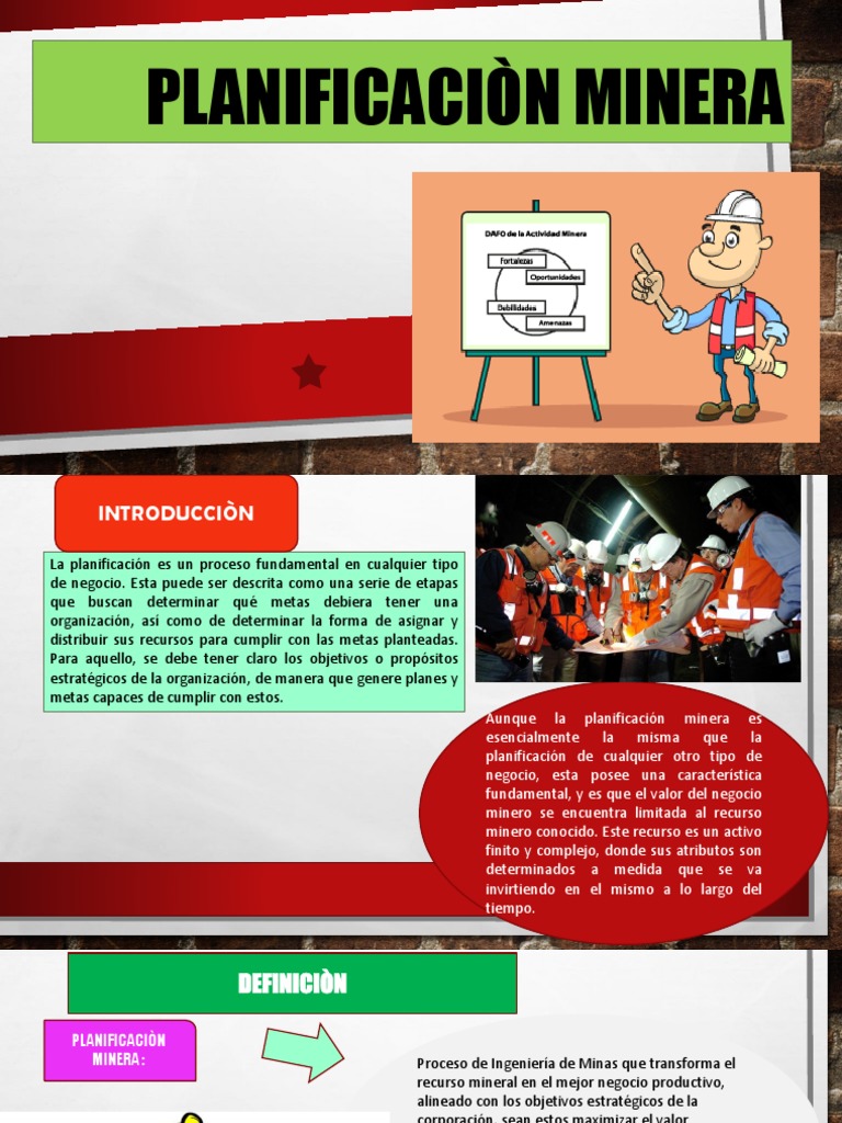 Planificación Minera Estratégica y Táctica | PDF | Planificación | Minería