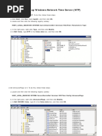 Setting Up Windows Network Time Server (NTP)