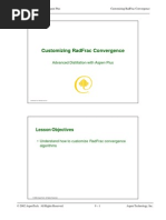 Customizing RADFRAC Convergence