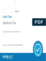 Salesforcetips Certificateofcompletion
