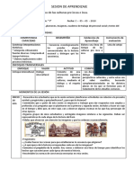 Sesion de Aprendizaje P.S. 2017